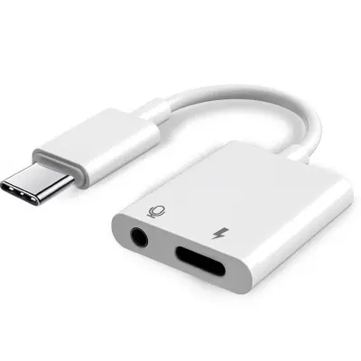Zvočni adapter TYPE-C na 3,5 mm s polnilnimi vrati