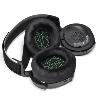 Ušesne blazinice za SteelSeries Arctis Prime/1/3/5/7/9/9X/Pro mehki pliš Green