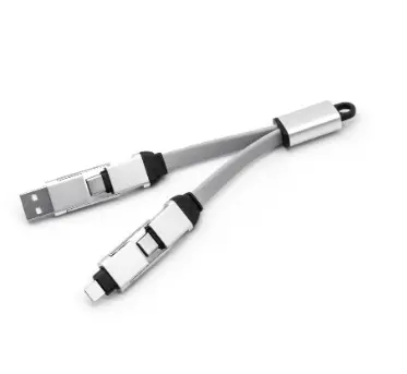 Polnilni kabel za ključe 4 v 1 (hitro polnjenje) MA-099 Silver