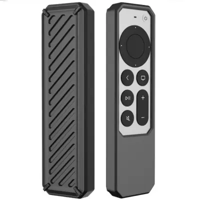 Silikonska zaščitna torbica za daljinski upravljalnik Apple TV 4K 2021/2022 Black