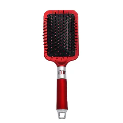 Square Paddle Hair Brush Glavnik za lase Red