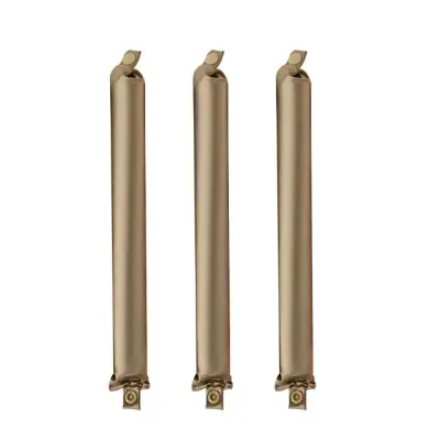 Navijalke za lase brez toplote za naravne kodre - 3 kosi Gold