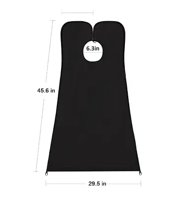 Brivnik s priseski za moške Black