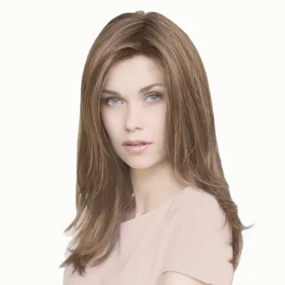 Elegantna dolga ženska lasulja, super lahka in zračna LightBrown  Model 4