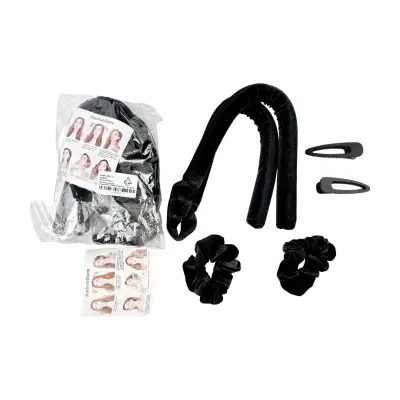 Valjčki za kodranje las brez toplote Black