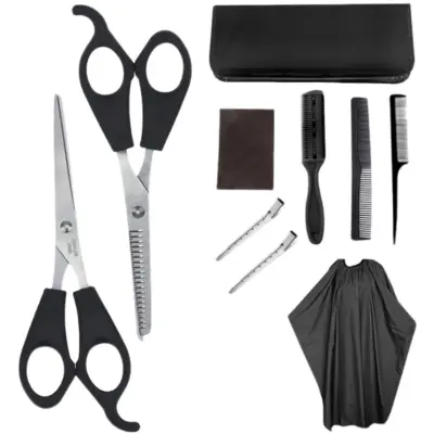 10-delni komplet orodij za striženje in oblikovanje las