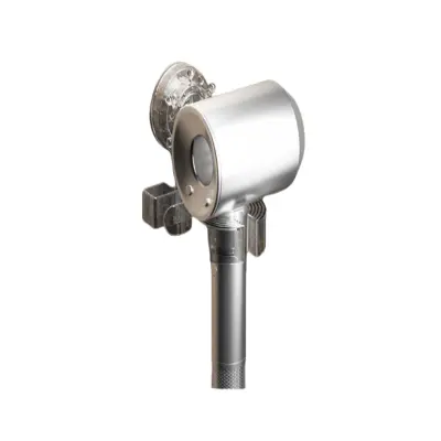 Vrtljivo držalo za sušilnik za lase s priseskom Silver