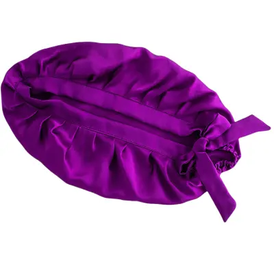 16 Momme Mulberry Silk spalna kapa Purple