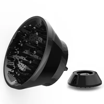 Zložljiv difuzor za kodranje las za fen Black