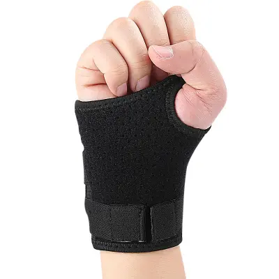 Športna zapestnica ene velikosti za vadbo v zaprtih prostorih na prostem   Desna roka