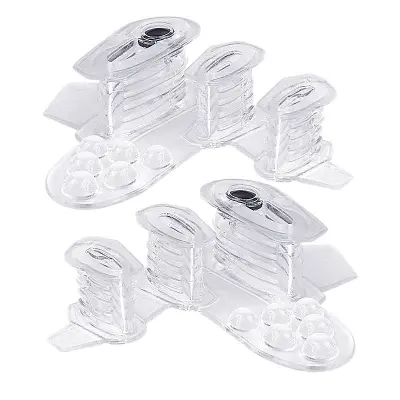 Prozoren ločevalnik prstov na nogi z magnetno masažno blazinico