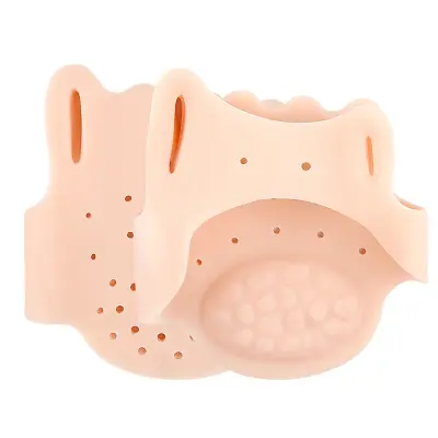 SEBS Ločevalnik prstov na nogah z dvojno luknjo (barva kože)