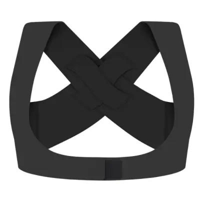 Korektor drže za podporo hrbtu - lahek in zračen Black S