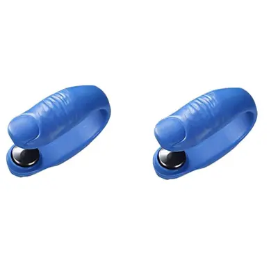 Akupresurna ročna sponka za tlačne točke z magnetom, 2 paketa Blue