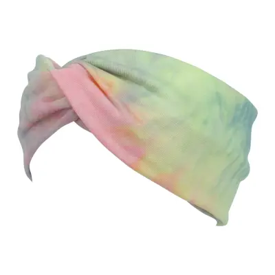 Boho zavozlan naglavni trak, raztegljiv na kravato MultiColor