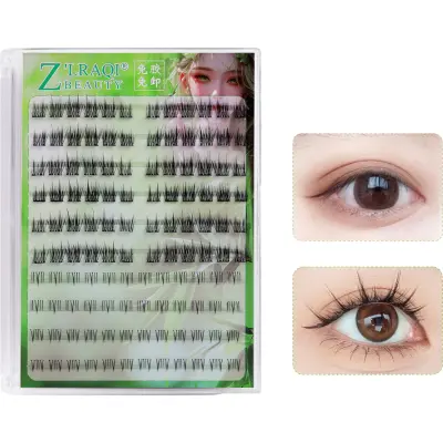 Naredi sam set magnetnih trepalnic - v slogu kamelije in sončnice