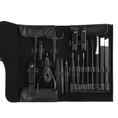 18-delni komplet za nego obrvi, rok in nog iz nerjavečega jekla