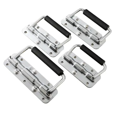 Vzmetni ročaji iz nerjavečega jekla, 4 kosi  L