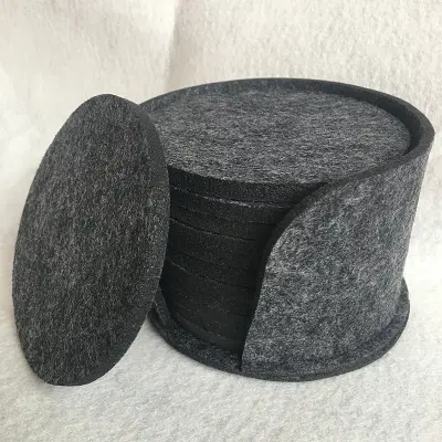 Vrček Skodelica Filc Podloga Plošča Ločilna Plošča Black