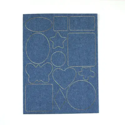 5-delni set samolepilnih denim našitkov za patchwork za popravilo oblačil