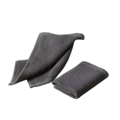 Vrhunska bombažna kuhinjska čistilna krpa iz satja DarkGrey