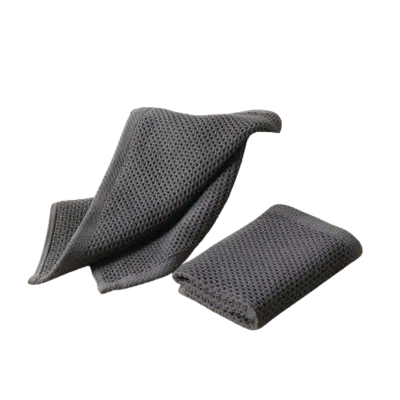 Vrhunska bombažna kuhinjska čistilna krpa iz satja DarkGrey