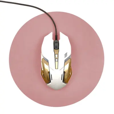 Dvostranska podloga za pisalno mizo Pink+Silver