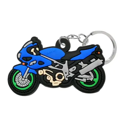 Obeski za ključe, Motorna kolesa iz PVC - 3 pak DarkBlue