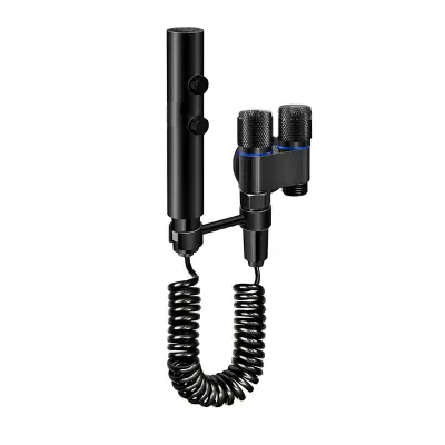 WC razpršilec za dvig tlaka s stojalom in dvema načinoma Black