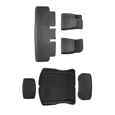 Komplet tepihov za Teslo Model 3 2023-2024 - TPE material   Volan na levi strani