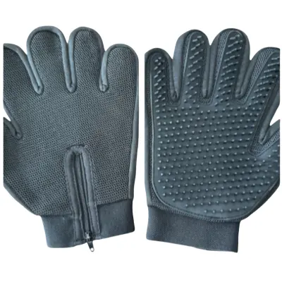 Rokavice za nego hišnih ljubljenčkov - par kopalnih krtač za pse in mačke