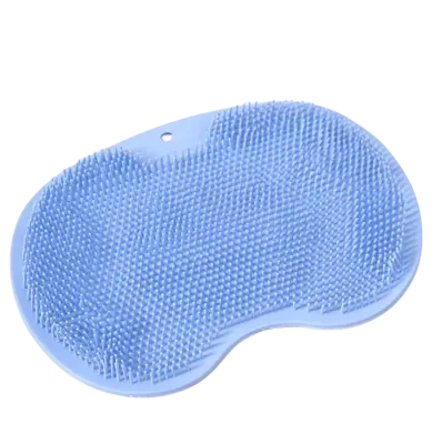 Podloga za čiščenje stopal z nedrsečimi priseski Blue