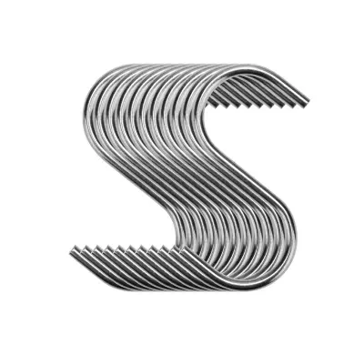 S-kavlji iz nerjavečega jekla, 10 kosov