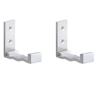 Zložljive kljuke (2 paketa) – vesoljski aluminij Silver