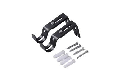 Nastavljivi nosilci za karnise, enostavna namestitev držal za karnise Black