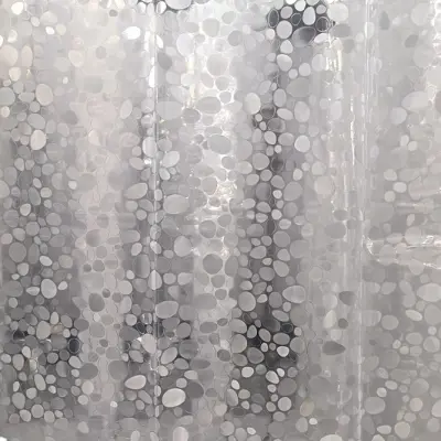 PVC zavesa za tuš z vzorcem pik  XXL