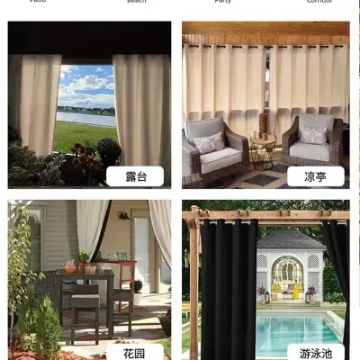 Vodoodporna zunanja zavesa za teraso, pergolo  M