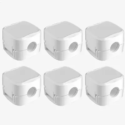 Organizator kabla s 6 luknjami White