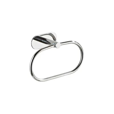 Kopalniški obroč za brisače Držalo za brisače, nerjaveče jeklo Silver