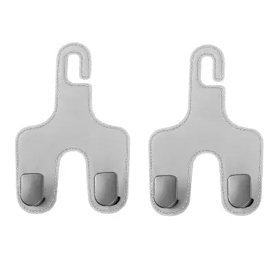 2 paketa kavljev za vzglavnike avtomobilskih sedežev Grey