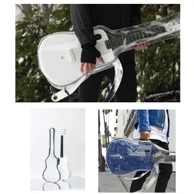 42-palčna prozorna torba za shranjevanje kitare