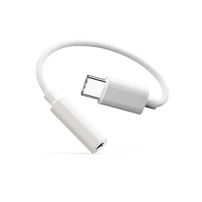 2-paketni adapterski kabel Type-C na 3,5 mm priključek za slušalke White