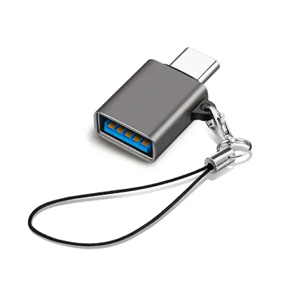 OTG adapter z vrvico Black+Grey