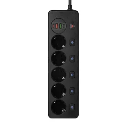 BKL-505 EU razdelilnik za hitro polnjenje Black