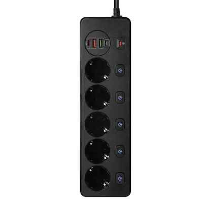 BKL-505 EU razdelilnik za hitro polnjenje Black