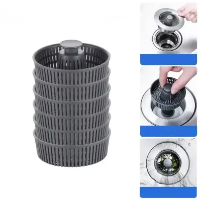 Dodatki za košaro proti smradu za umivalnik (paket 6 kosov)