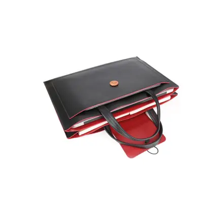 Torba za prenosni računalnik / etui za 13-palčne prenosnike Black+Red