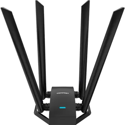 Brezžični WiFi adapter - črn