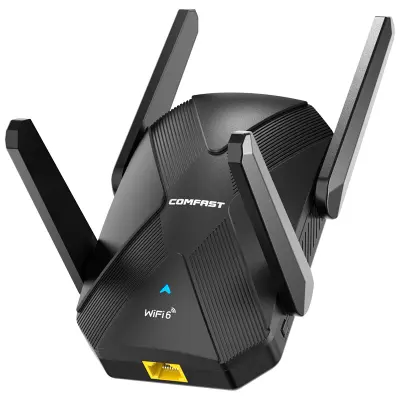 WiFi 6 podaljšek dosega - črn