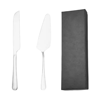 Set srebrnih nožev za torte in lopatic za pico